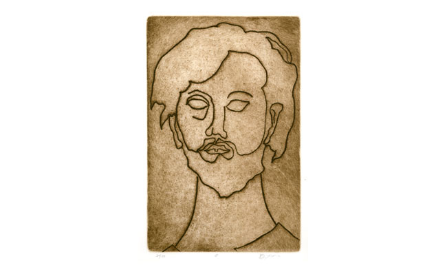 Man — etching 1-10